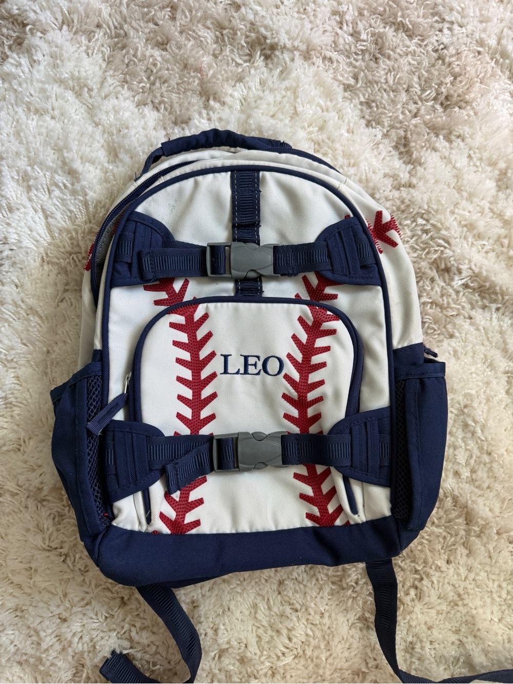 Pottery barn baseball backpack